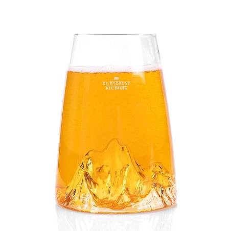 Szklanka Long Drink - Topographic - Mount Everest