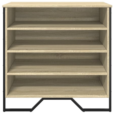 vidaXL Szafka na buty, dąb sonoma, 80x38x78cm, materiał drewnopochodny