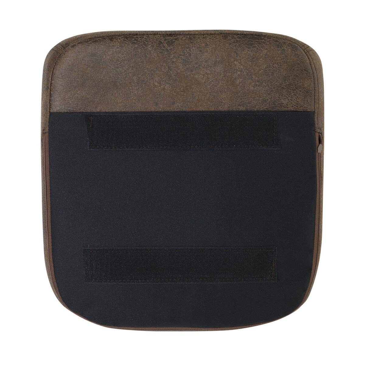 Krzesło do jadalni YORKVILLE Ekoskóra Ciemnobrązowy