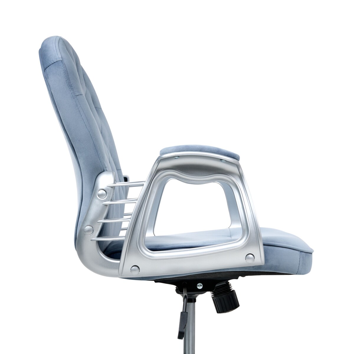 Krzesło biurowe Obrotowy PRINCESS Welur Błękitny