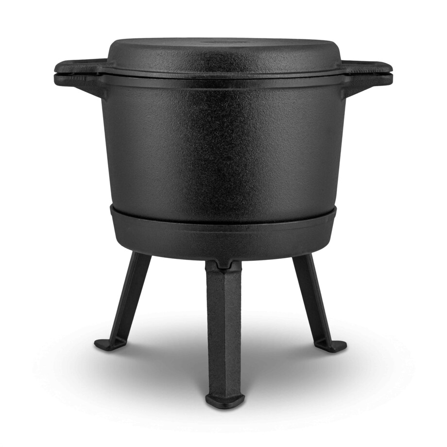 Kociołek żeliwny demontowany 8L Berdsen BD-480 garnek + patelnia grill + przepisy gratis