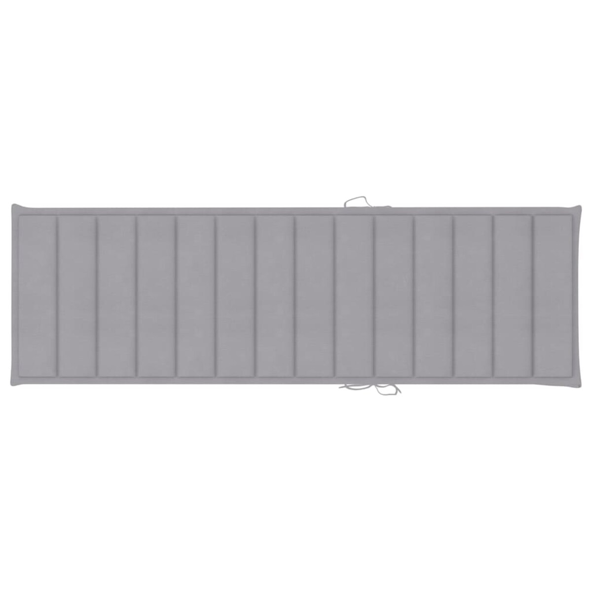 vidaXL Podwójny leżak z szarymi poduszkami, impregnowana sosna