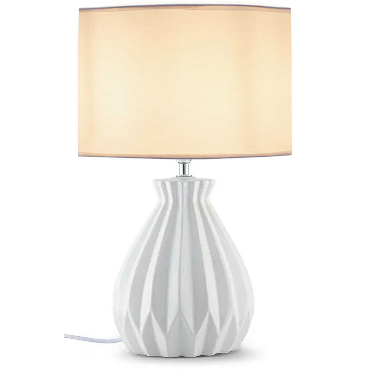 KONSIMO FABO lampa stołowa biała