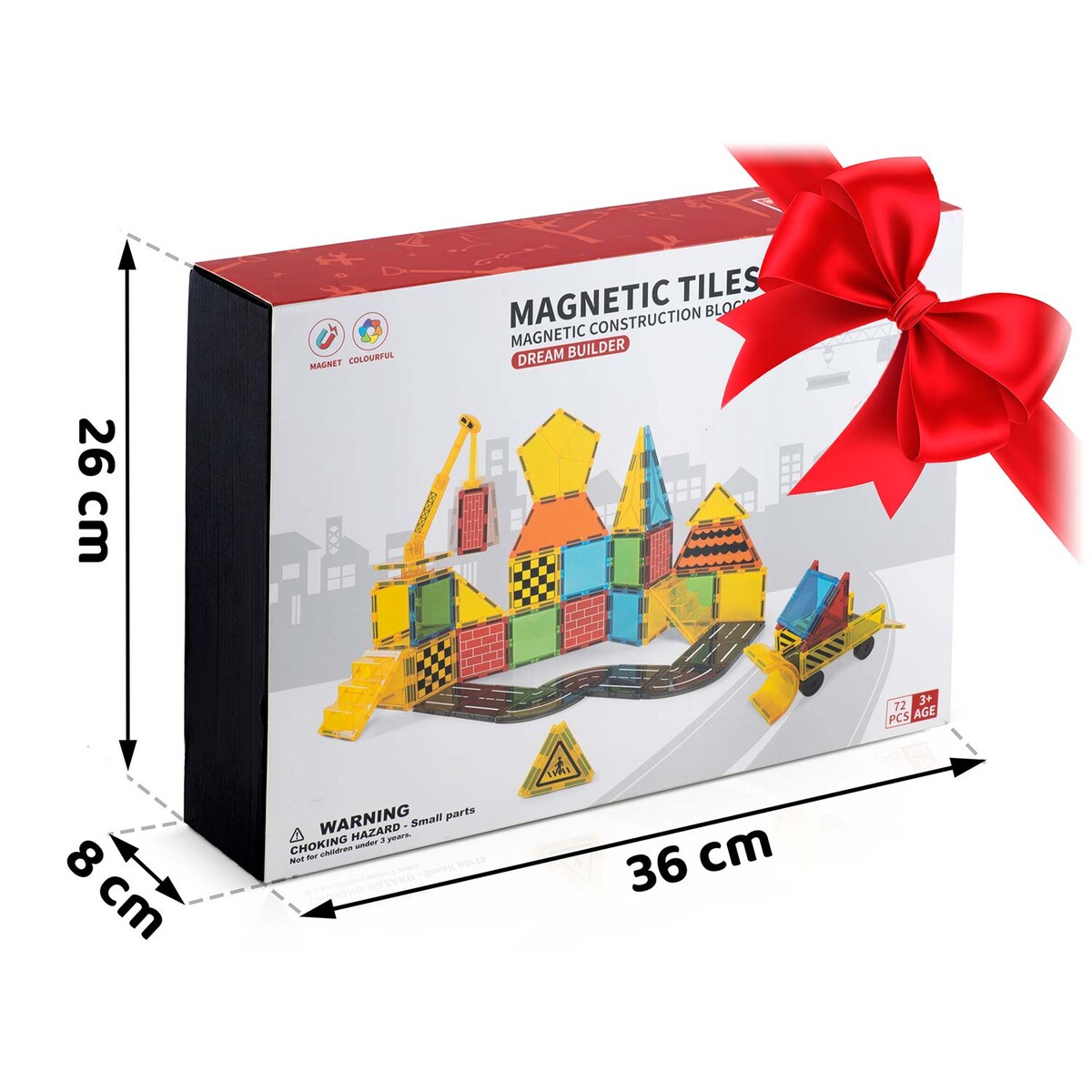 Klocki magnetyczne konstrukcyjne Ricokids RK-780 zestaw 72 el. edukacyjne 778010