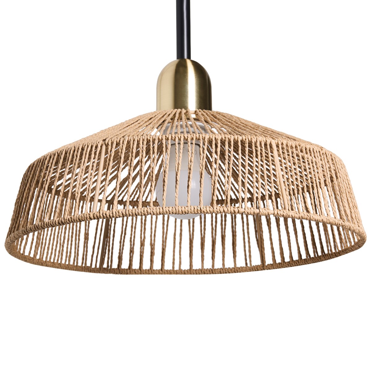 Lampa ścienna NOSARA Naturalny Papierowa plecionka