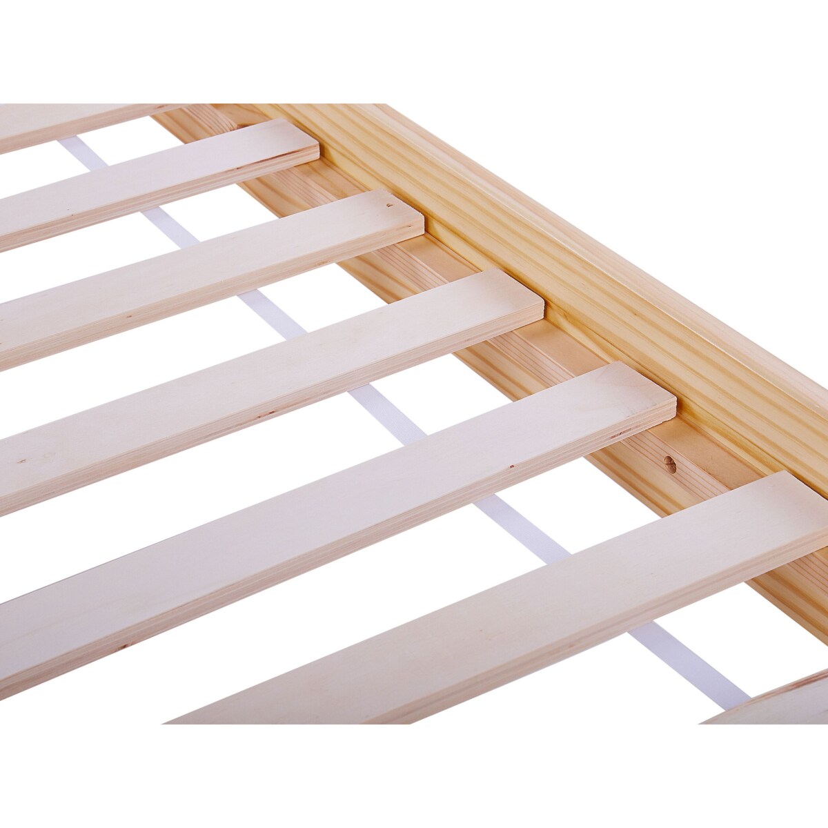 Łóżko drewniane 180 x 200 cm jasne CARNAC