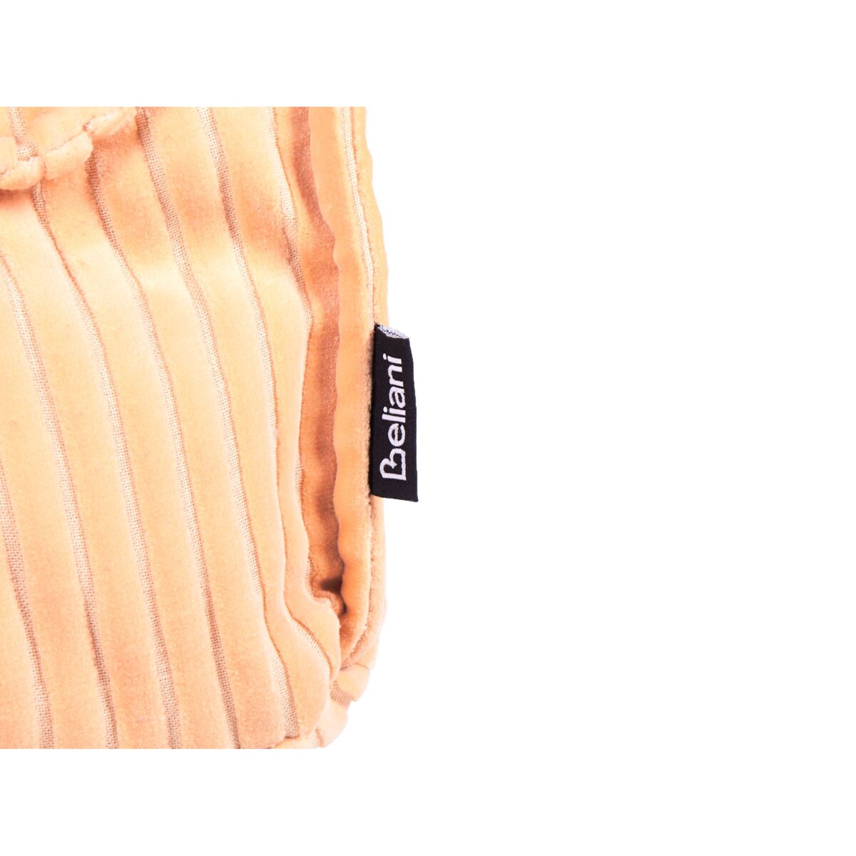 Poduszka podłogowa Pufa dla dzieci ALLOZAI Welur Brzoskwiniowy