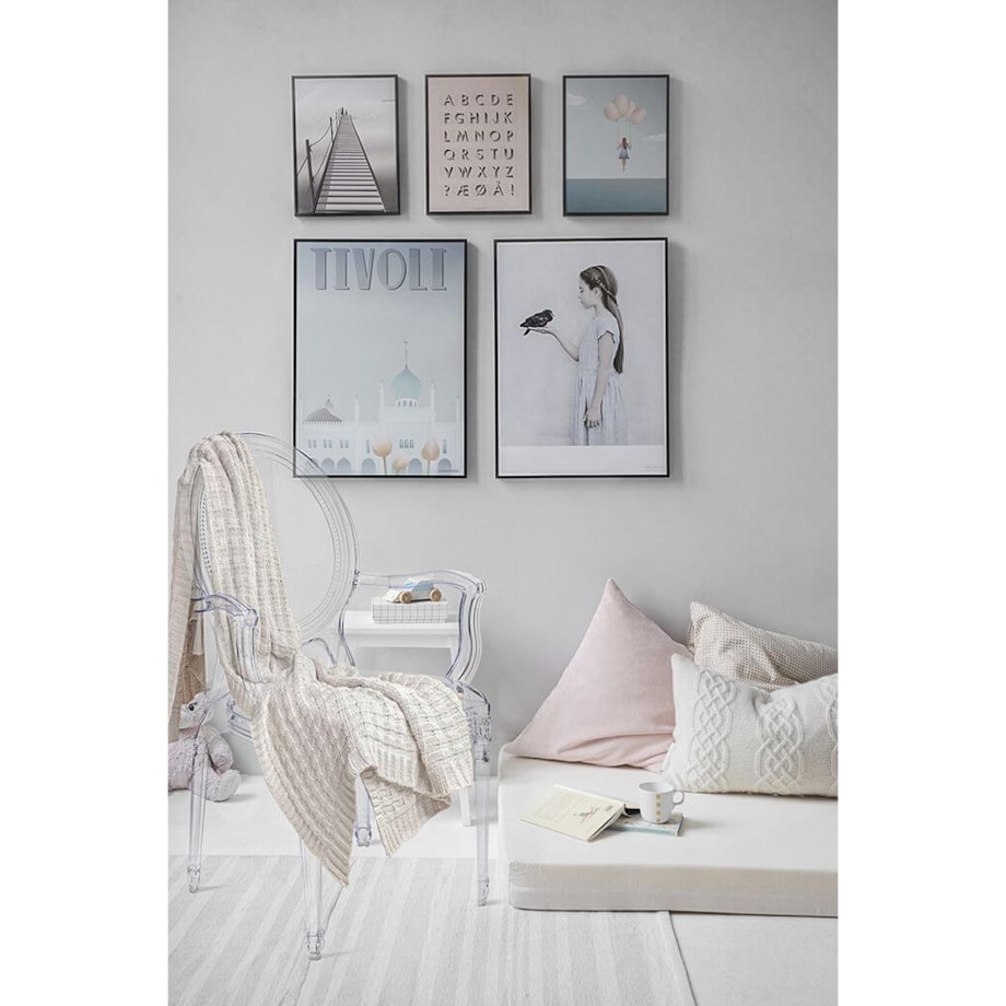 Krzesło Prince Arm KH010100202 do sypialni przezroczyste