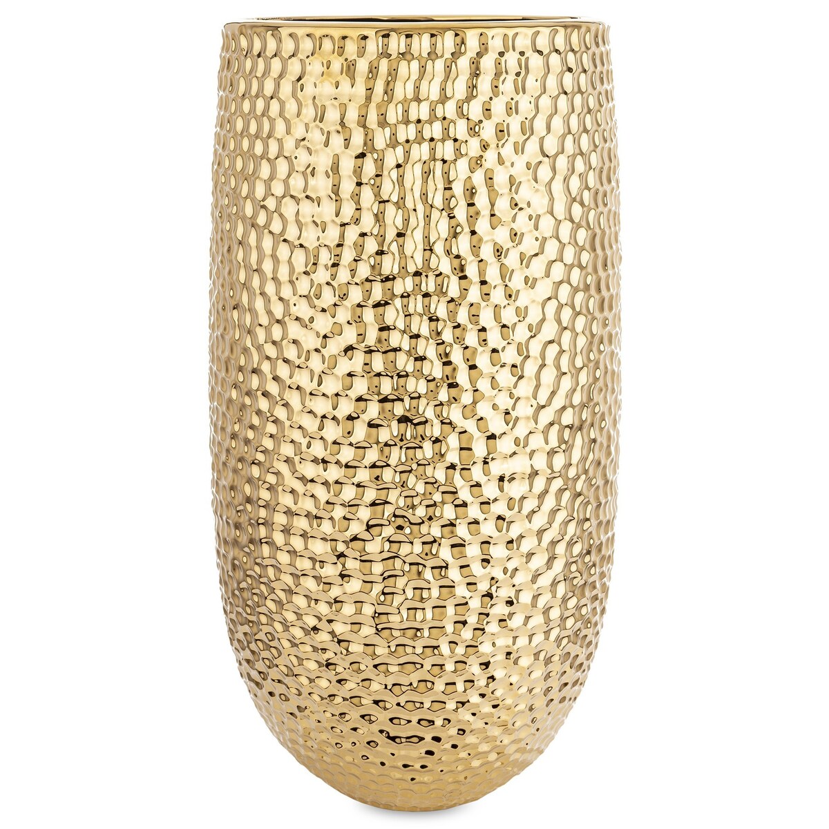 Wazon ceramiczny 38,5x18x18 cm SHONA-2 złoty