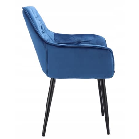 KRZESŁO welur TAPICEROWANE do salonu PIKOWANE