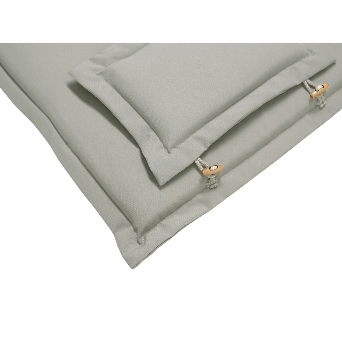 Zestaw 6 poduszek na krzesła ogrodowe beżowoszary TOSCANA/JAVA