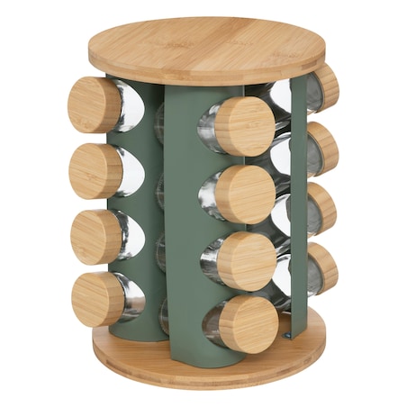 Stojak na przyprawy obrotowy 28,5x21 cm EXTRA zielony