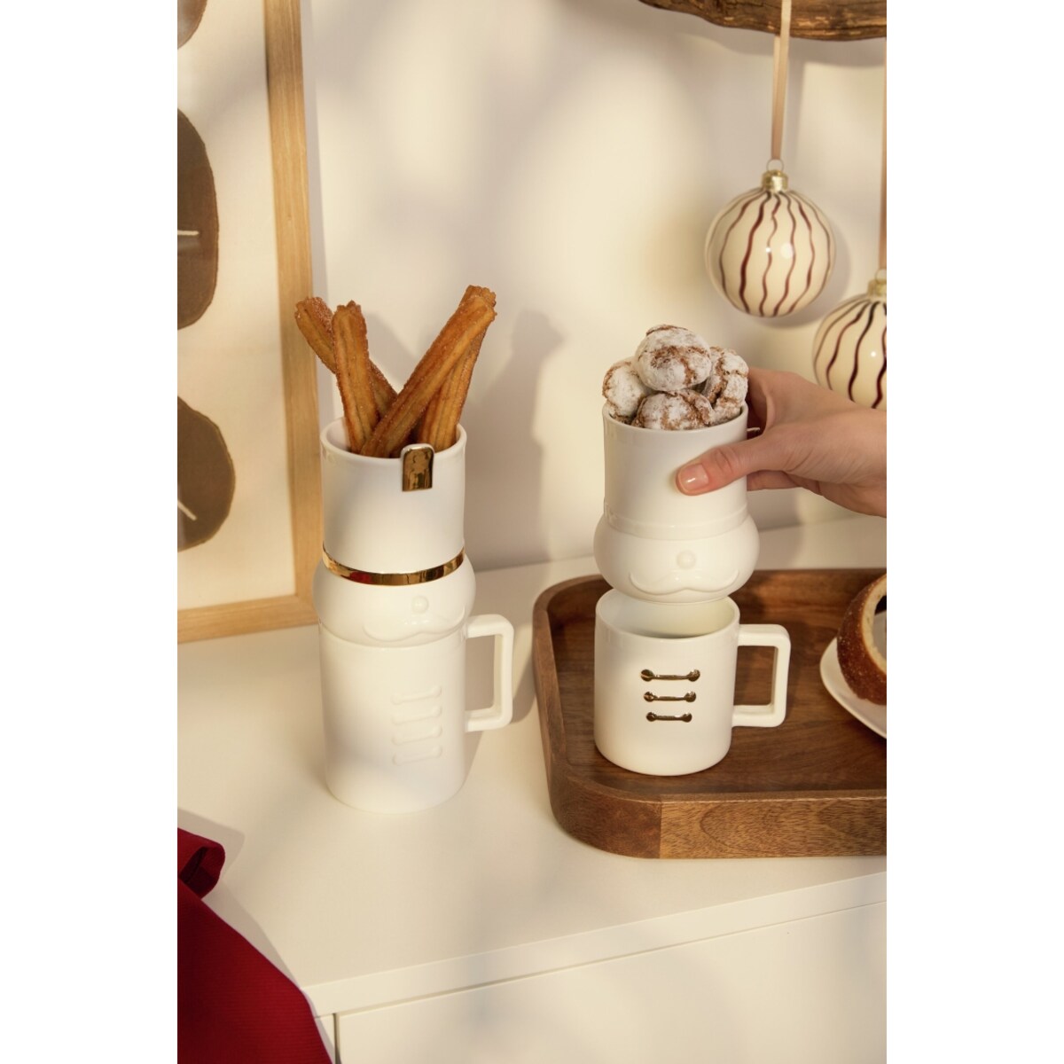 Kubek z miseczką NUTCRACKER, magnus