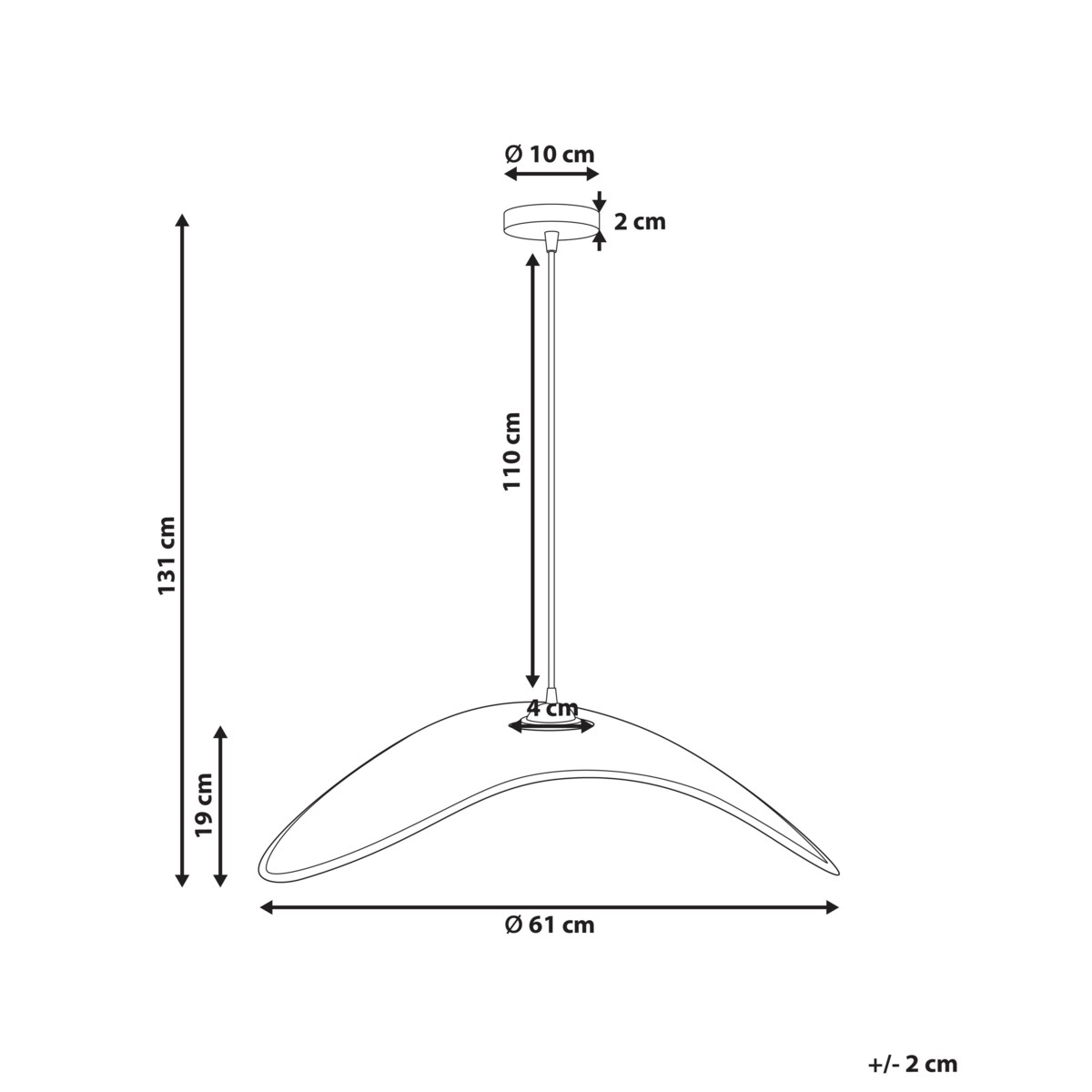 Lampa wisząca YAGUEZ Juta Naturalny