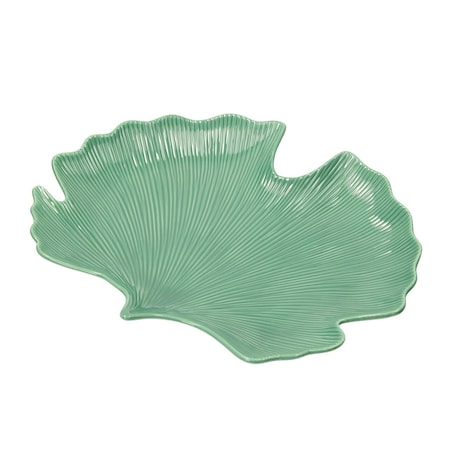 Półmisek Jungle Leaves 35cm light green, 35 x 29 x 3 cm