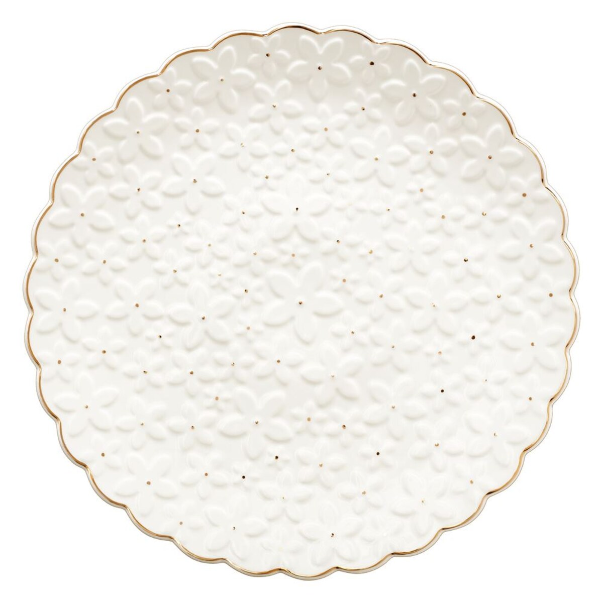 VILLA ITALIA Zestaw do ciasta porcelanowy na 6 osób FIORELLA