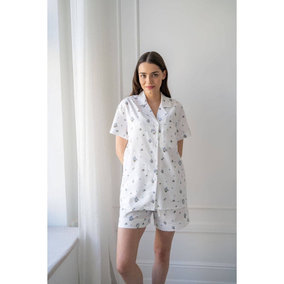 Piżama Niezapominajki krótka XS