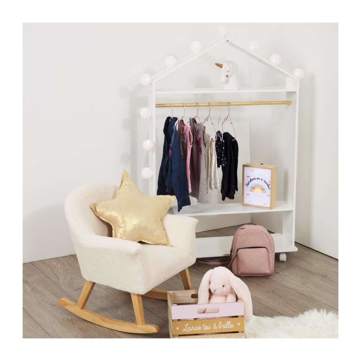 Szafa mobilna SWAGGY, mobilna, 80x36x120 cm