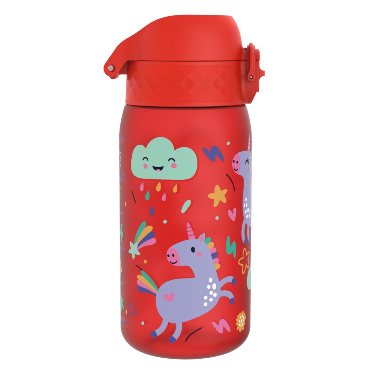Butelka ION8 I8RF350PRUNI Unicorns (Red)