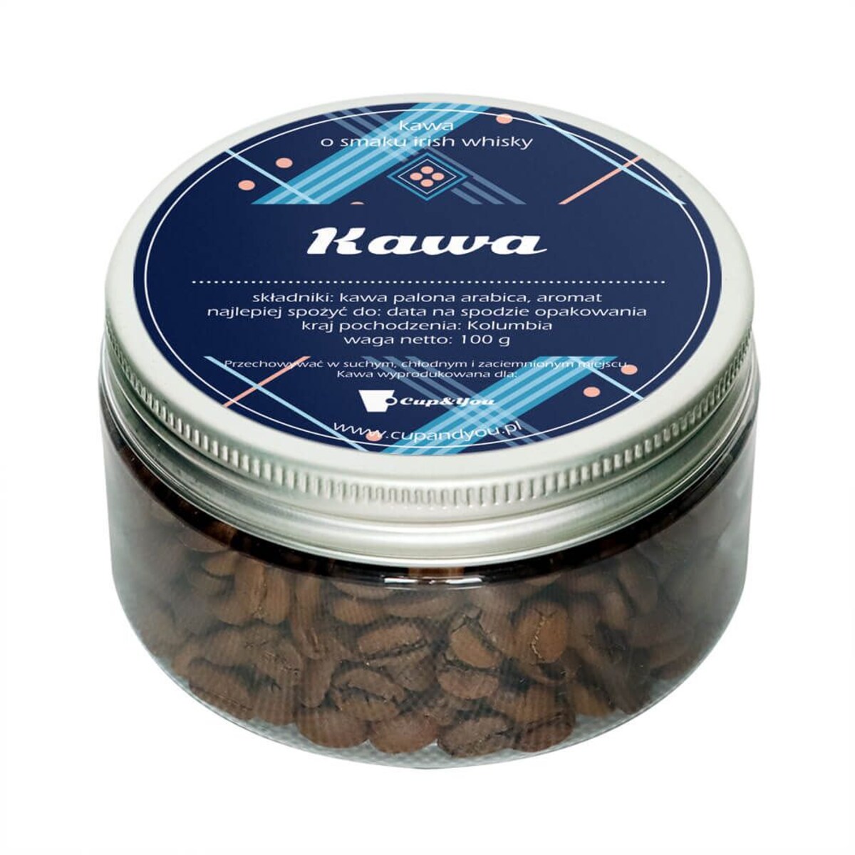 Personalizowany Box dla Taty - kawa smakowa, herbata sypana, kubek, zaparzacz, etykieta z personalizowanym nadrukiem na prezent upominek dla ojca