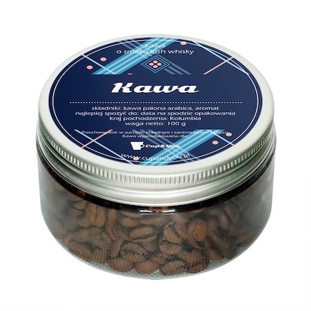 Personalizowany Box dla Taty - kawa smakowa, herbata sypana, kubek, zaparzacz, etykieta z personalizowanym nadrukiem na prezent upominek dla ojca