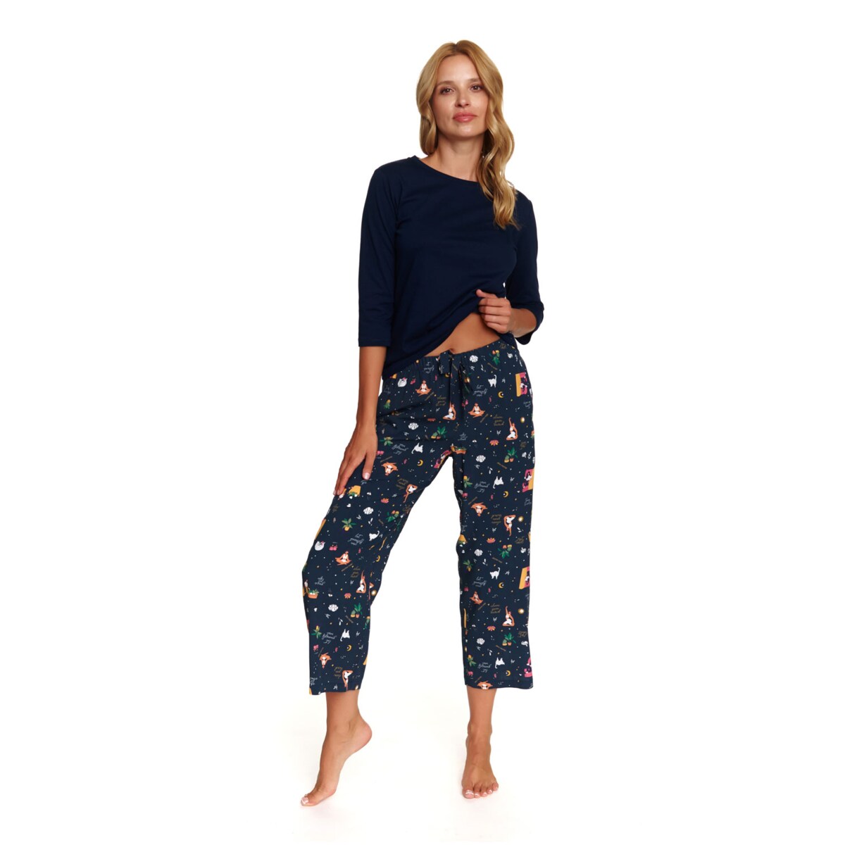 Piżama kolor granatowy PM.7162.YOGA - XXL