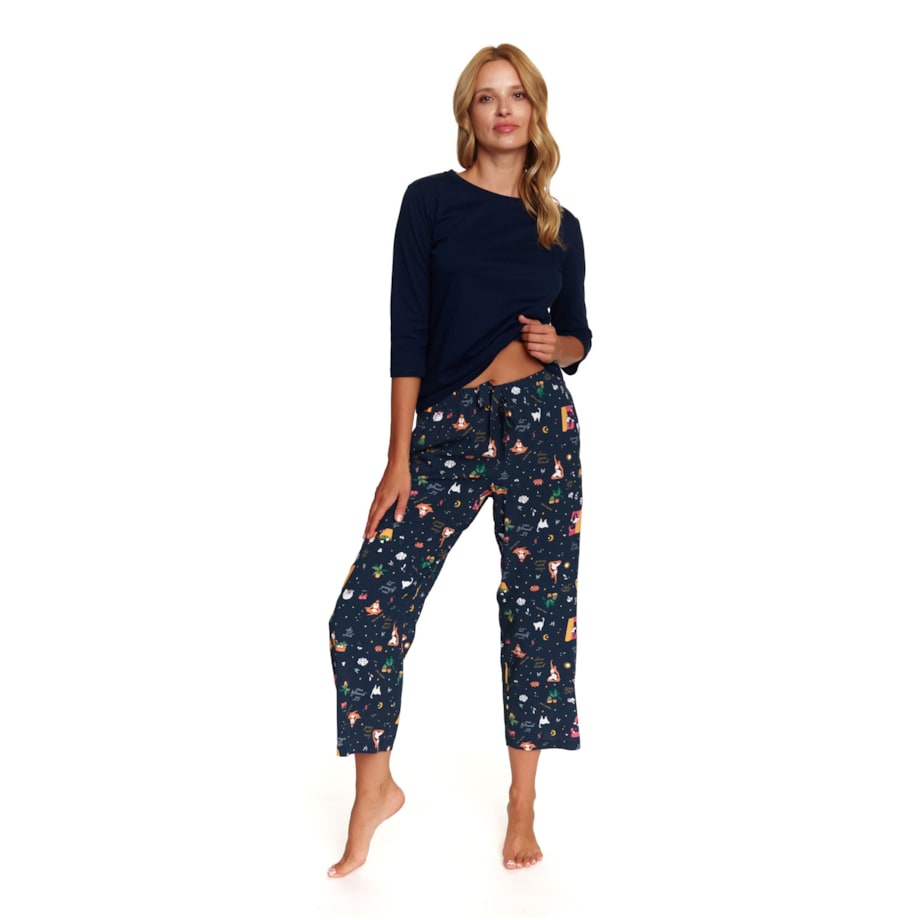 Piżama kolor granatowy PM.7162.YOGA - XXL