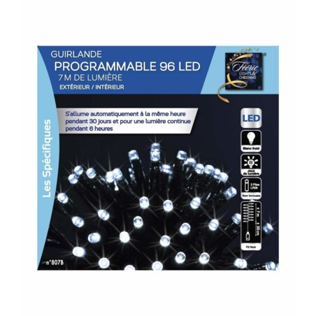 Lampki świąteczne, dekoracyjne 96 LED