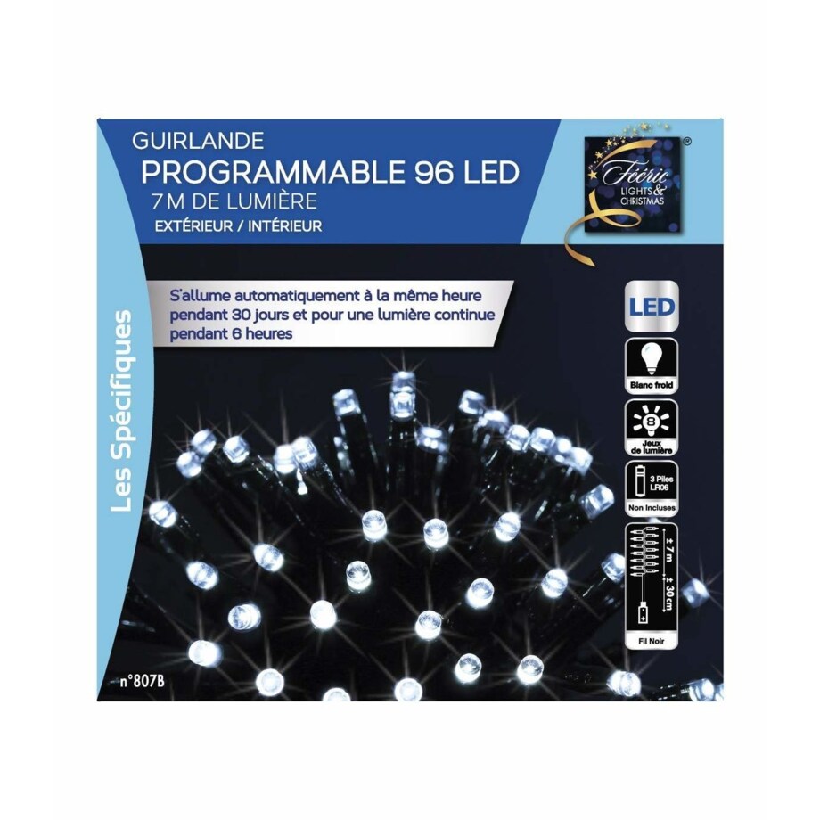 Lampki świąteczne, dekoracyjne 96 LED