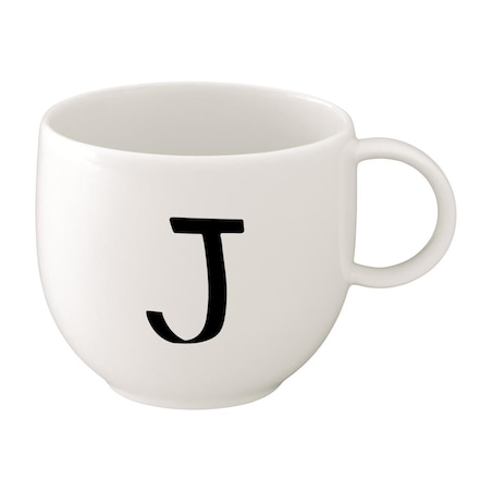 Kubek z literą J Letters, 300 ml, Villeroy & Boch