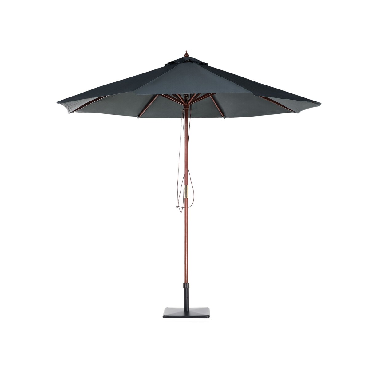 Parasol ogrodowy 270 cm TOSCANA Ciemnoszary