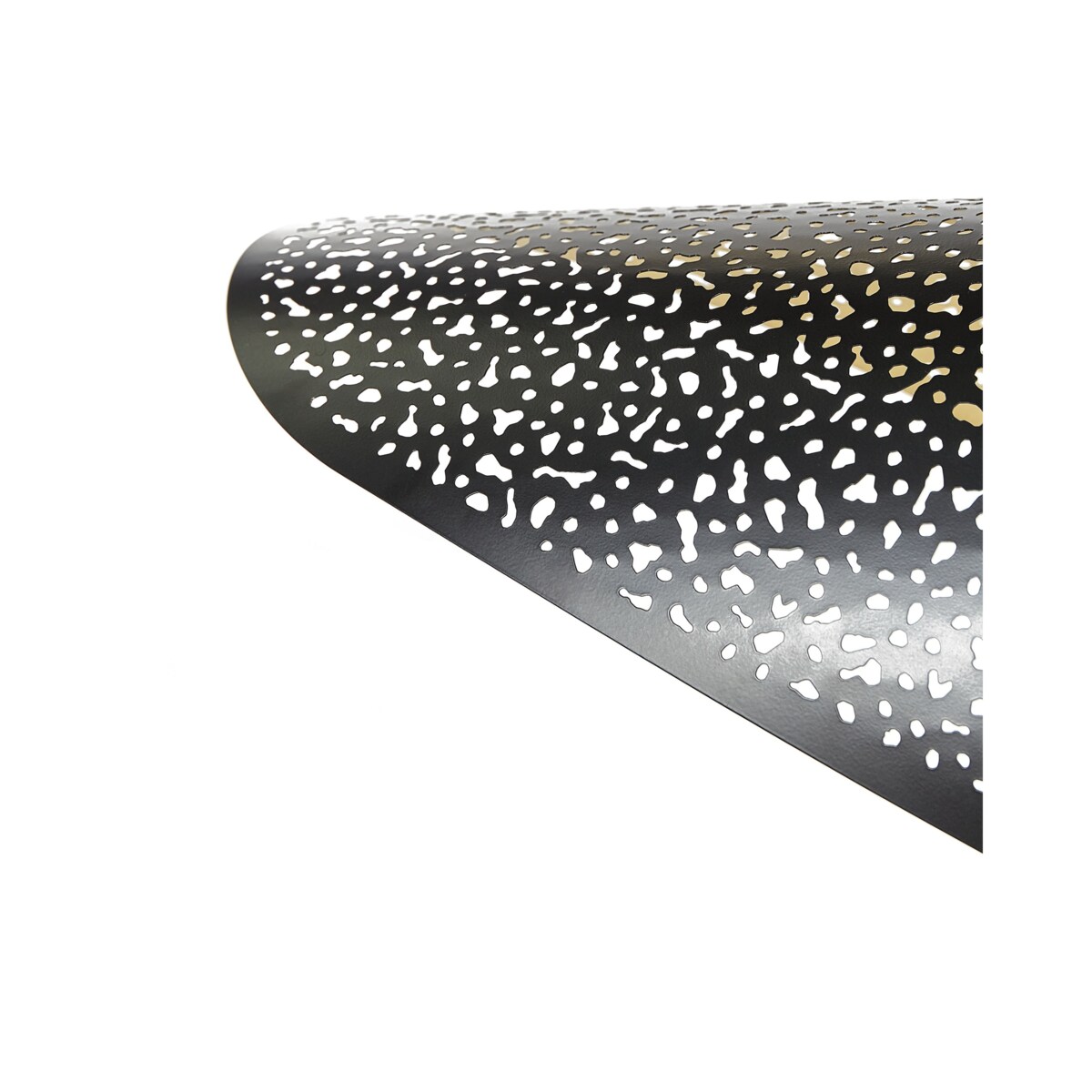 Lampa wisząca metalowa czarna MAHI