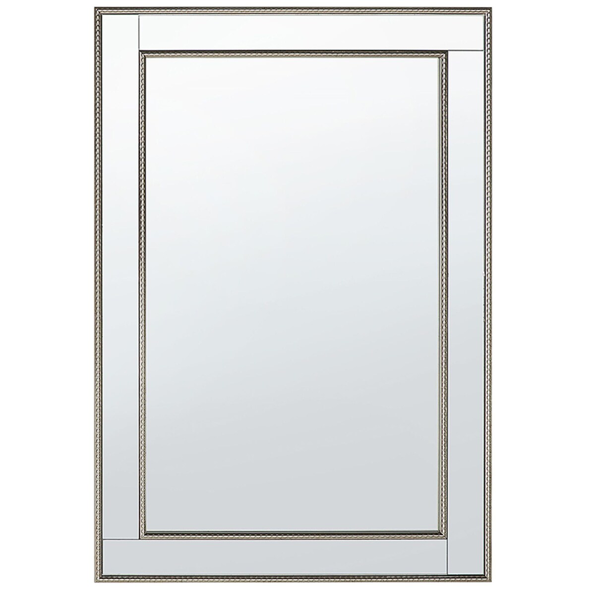 Lustro ścienne FENIOUX 60 cm 90 cm Srebrny