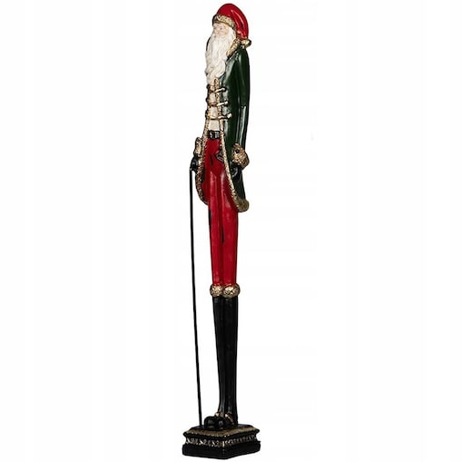 ŚWIĘTY MIKOŁAJ FIGURKA 60cm WYSOKA ŚWIĄTECZNA BOŻE NARODZENIE NA ŚWIĘTA