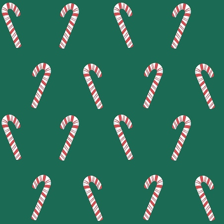 Poduszka świąteczna - Laski cukrowe - zielony 45x45 cm