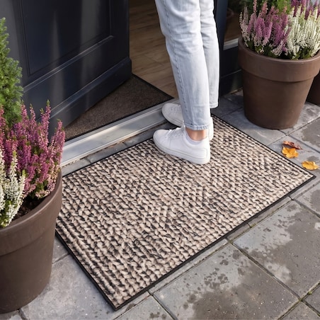 Wycieraczka wejściowa 45x75cm Lima Mat Chunky Knit Beżowy