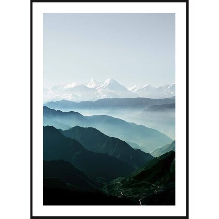 Poster Story, Plakat, Obraz - Widok na Góry, wymiary 42 x 60 cm