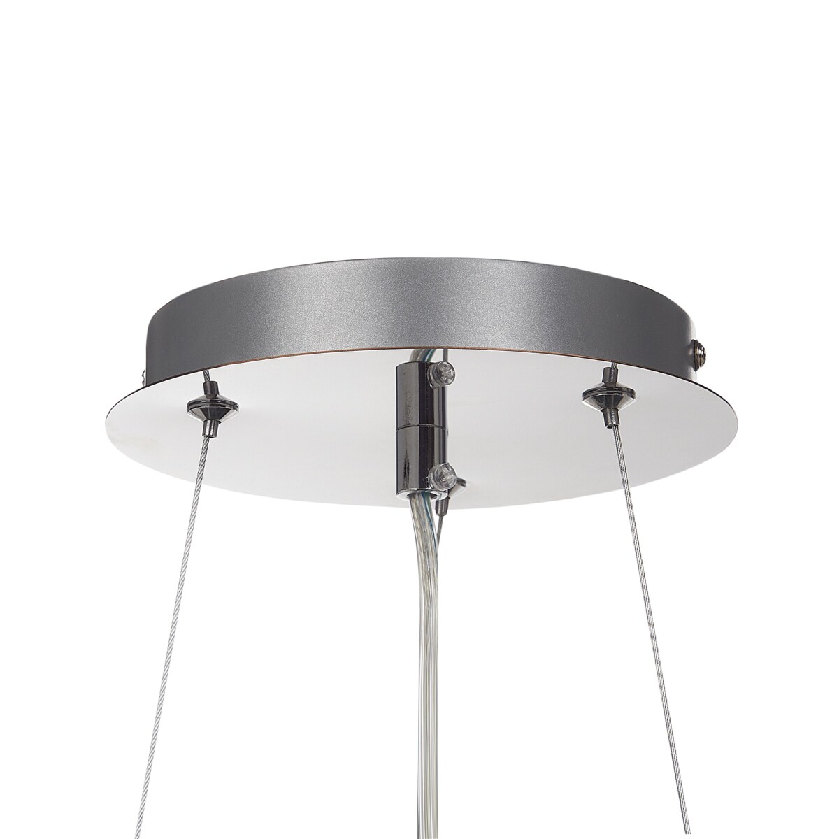 Żyrandol metalowy 5-punktowy srebrny LAMEIRA