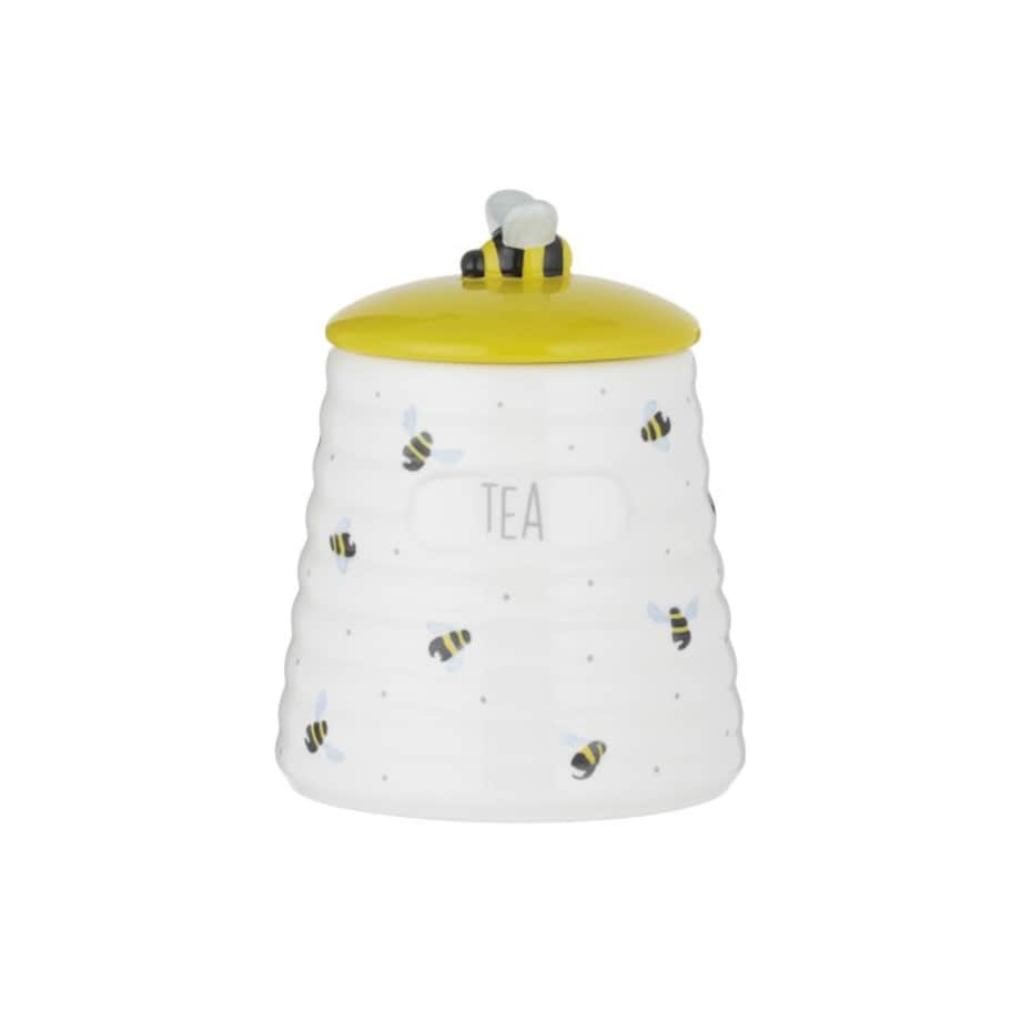 Pojemnik ceramiczny na herbatę Sweet Bee, 12 x 12 x 15.1 cm, Price & Kensington