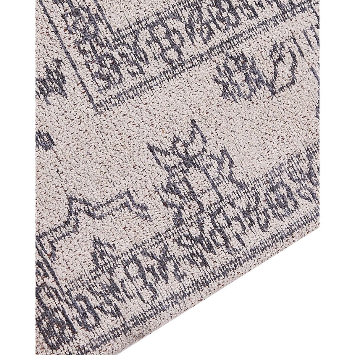 Dywan bawełniany 80 x 300 cm beżowy GOLLER