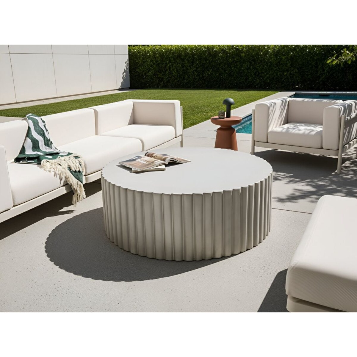 Stolik kawowy POZZA Szary