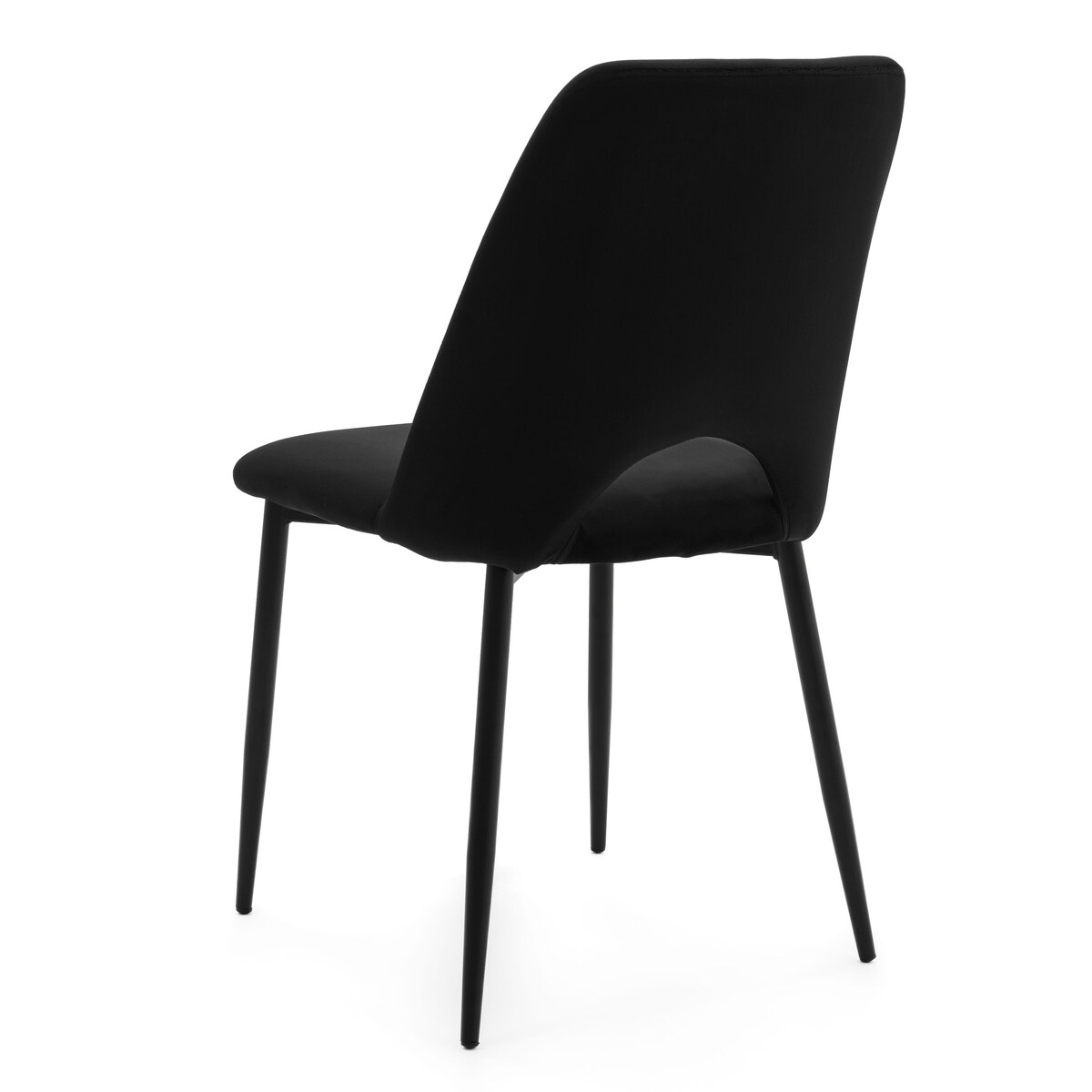 KRZESŁO TAPICEROWANE WELUROWE DO SALONU JADALNI GLAMOUR CZARNE ORO