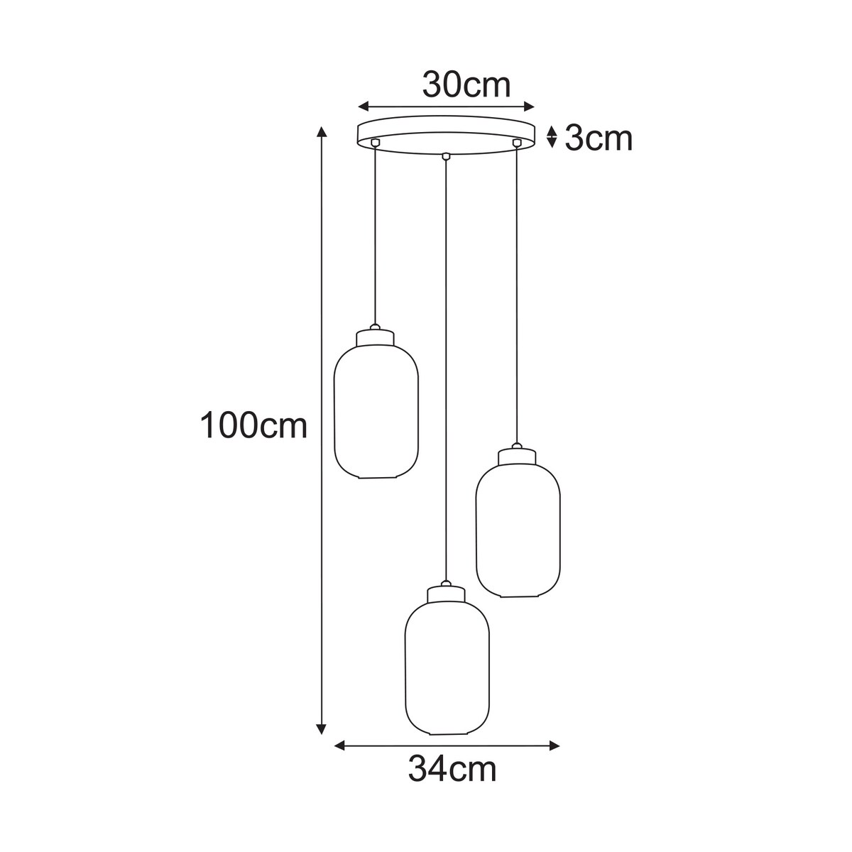 Lampa wisząca K-5755 z serii SILVA