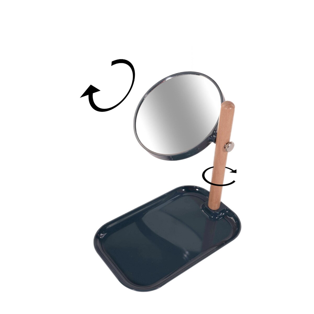 Lusterko kosmetyczne z tacą