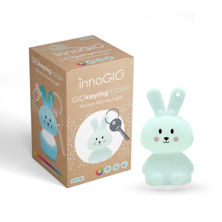 InnoGIO GIOkeyrings Rabbit GIO-152 Świecący Breloczek Króliczek 8 kolorów