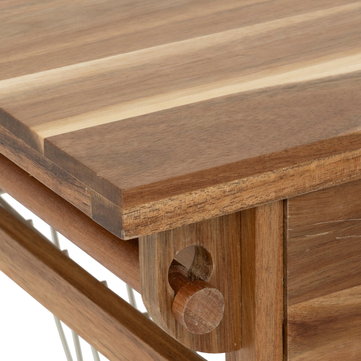 Wózek kuchenny ACACIA z 4 koszami, 89 cm