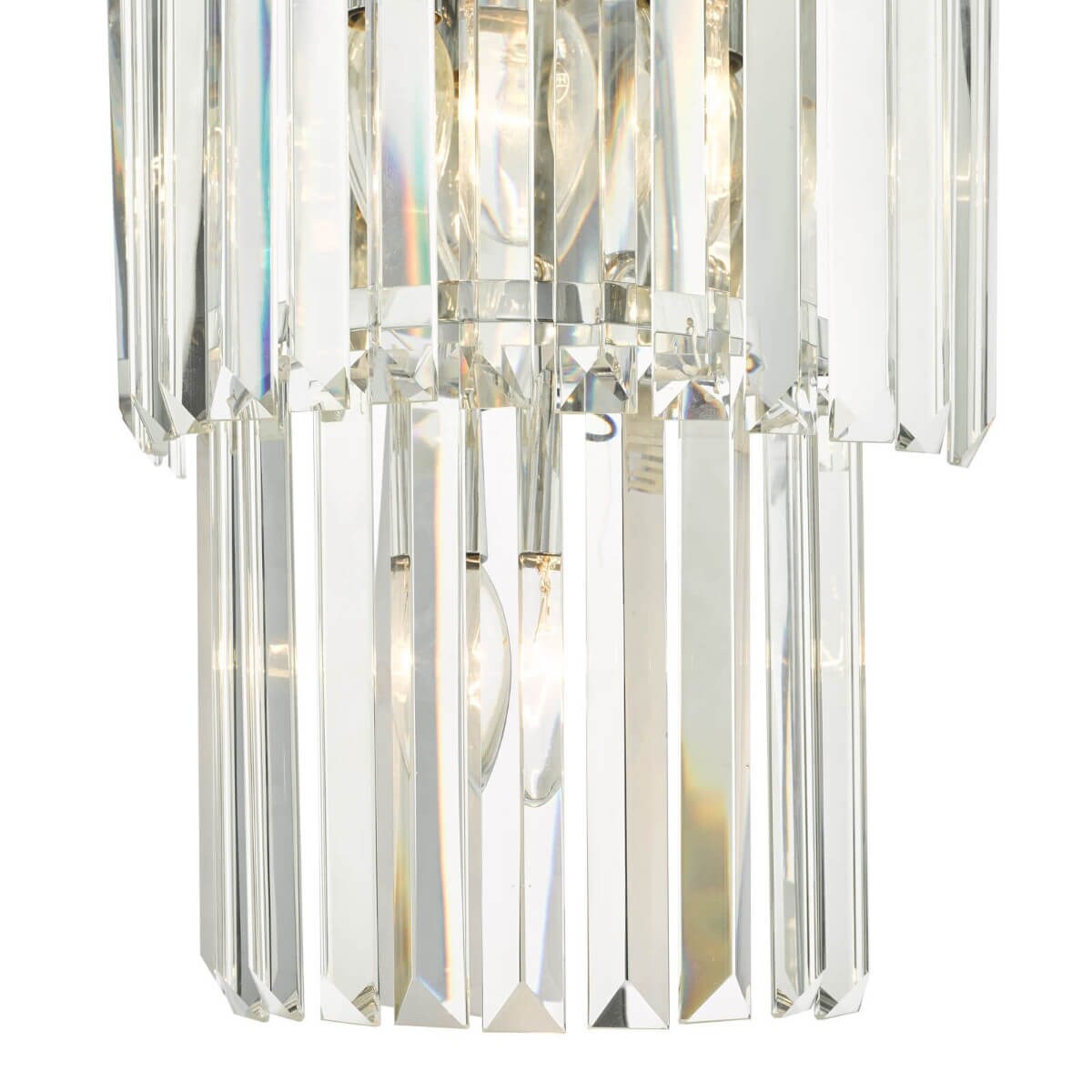 Kryształowa lampa przysufitowa Angel ANG3008 Dar Lighting przezroczysta chrom