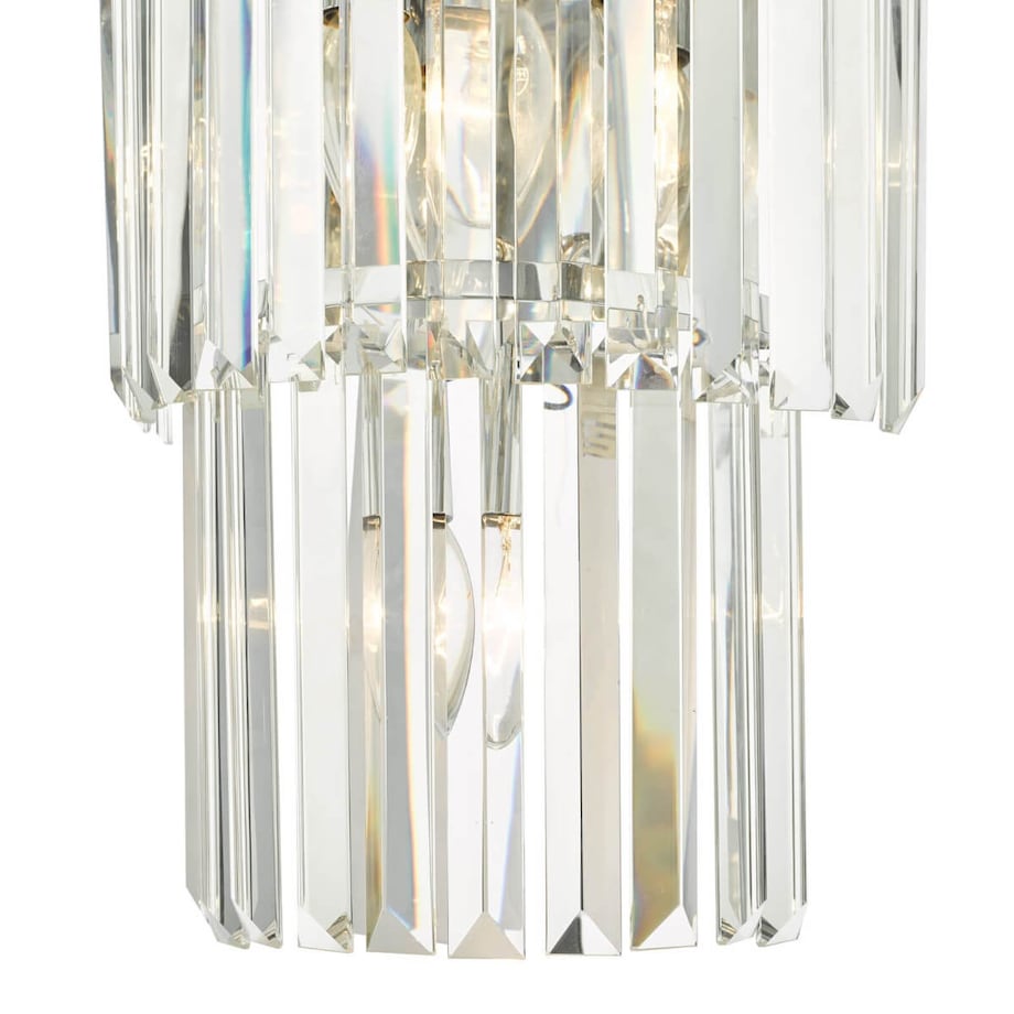 Kryształowa lampa przysufitowa Angel ANG3008 Dar Lighting przezroczysta chrom