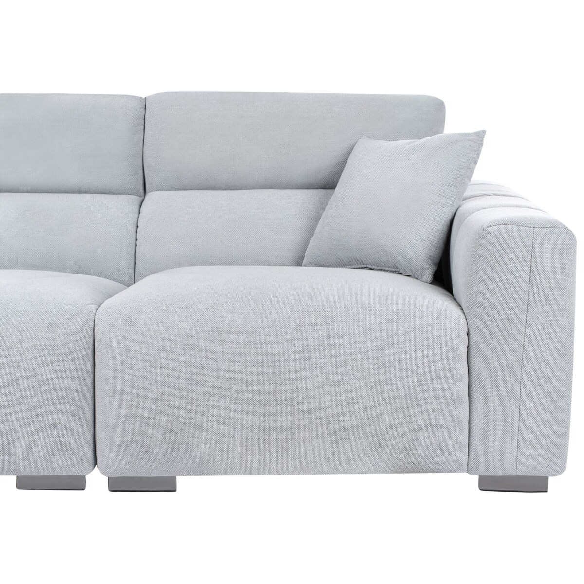 Sofa 3-osobowa jasnoniebieska FAUSKAN