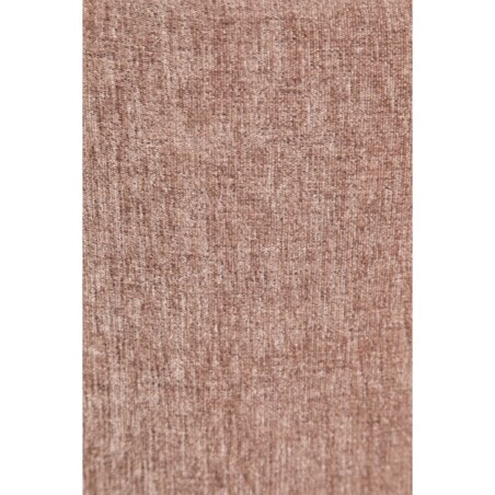 Krzesło szenilowe z podłokietnikami, herbaciany róż, ciemne nóżki, Burnia